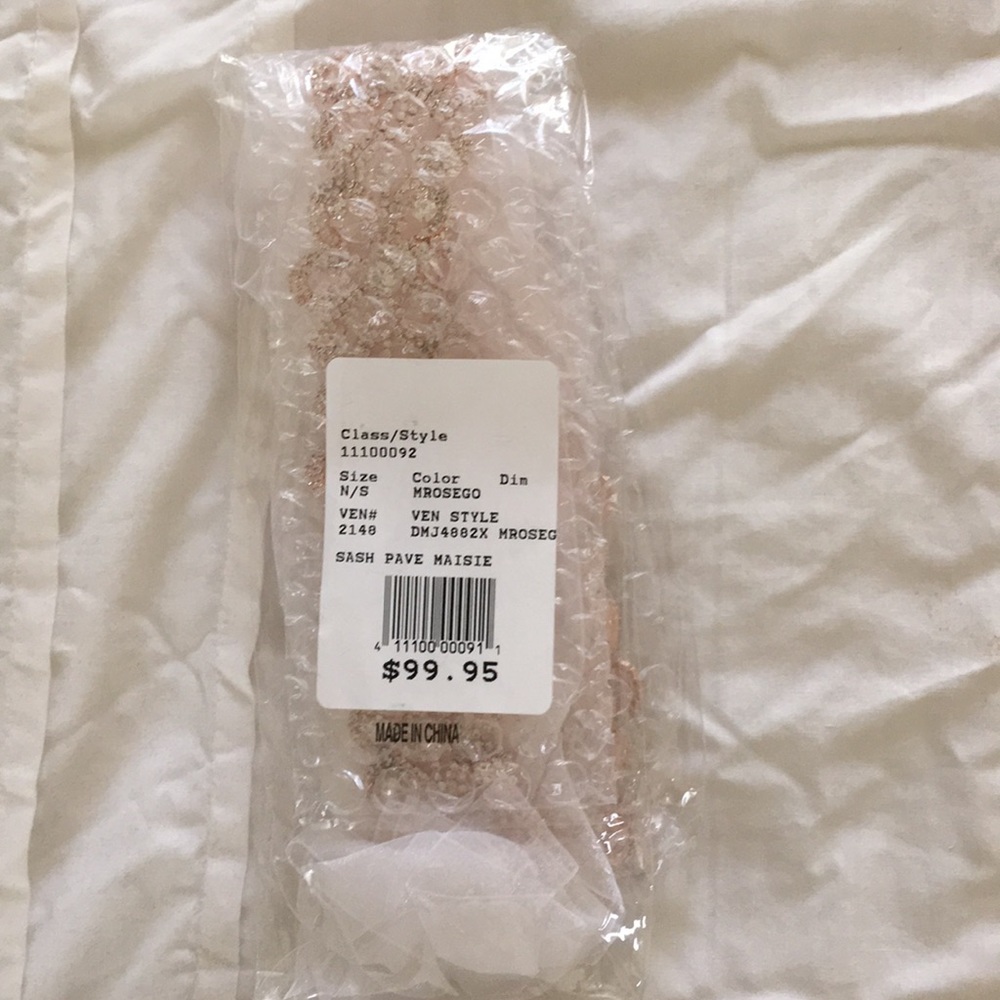 Rose gold Sash